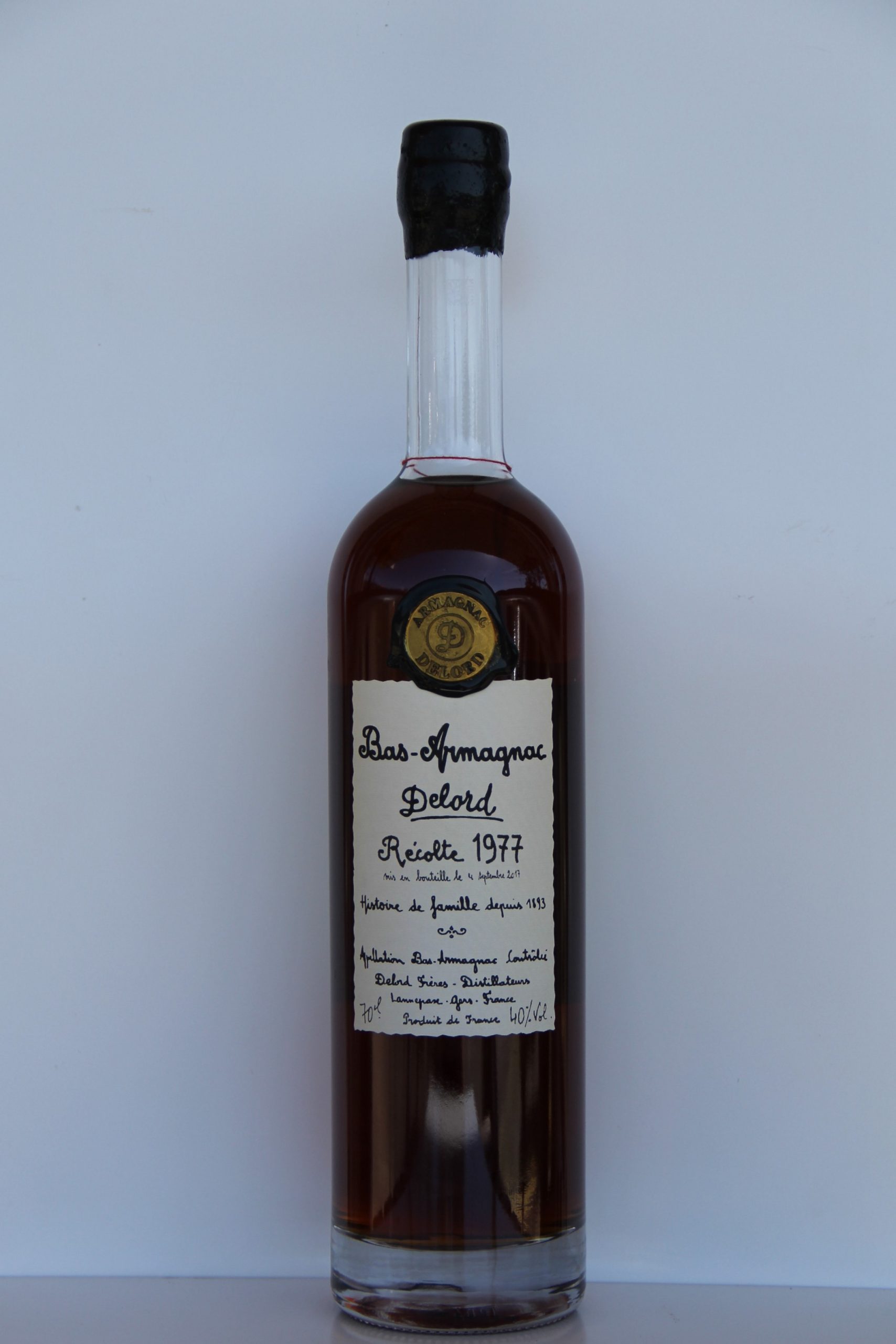 delorede 1977 Bas Armagnac - Delord Millésimé 1977 (0.7L) – Image 1