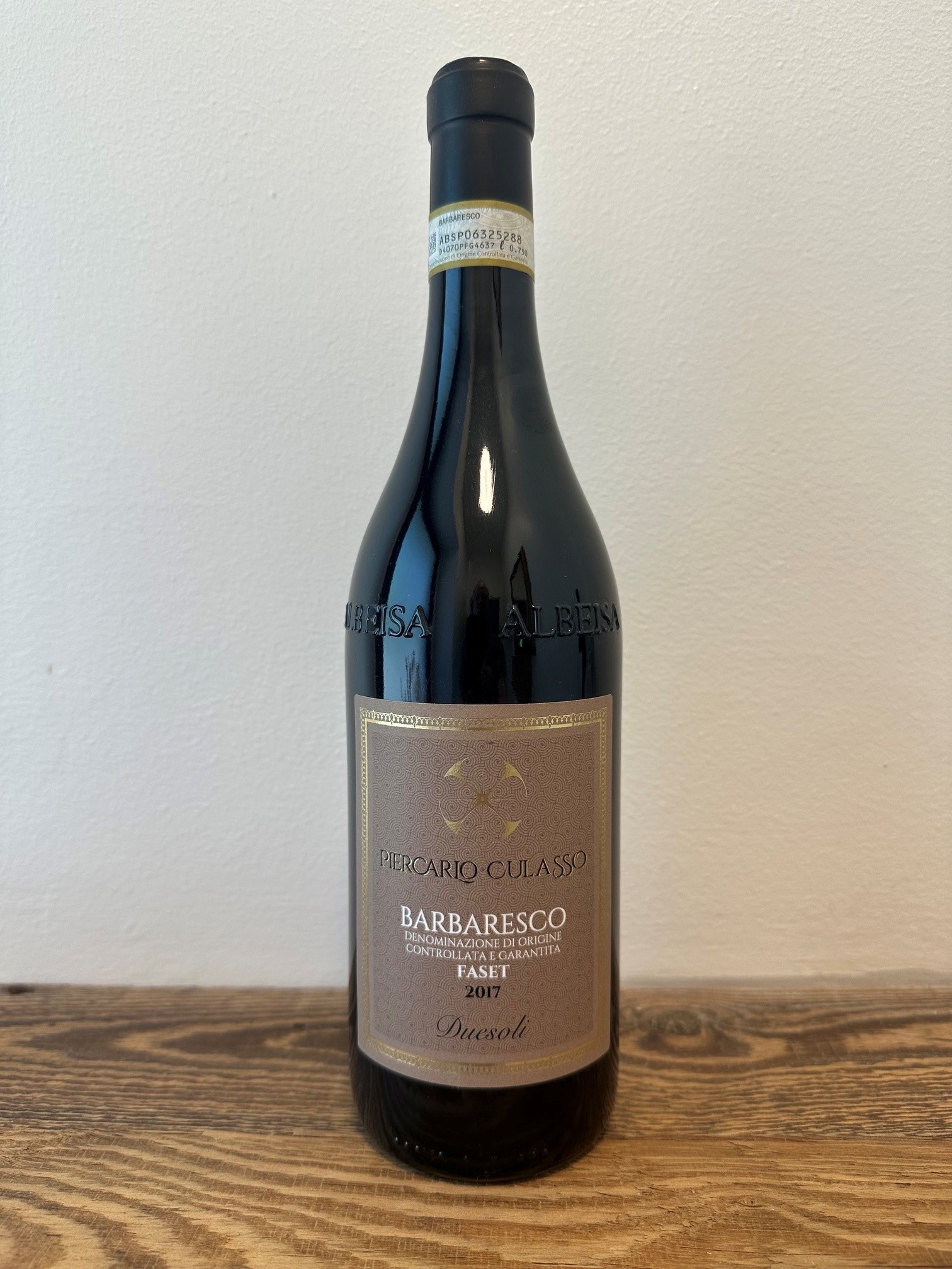 DUE SOLI 2017 Barbaresco due soli culasso 2017 – Image 1