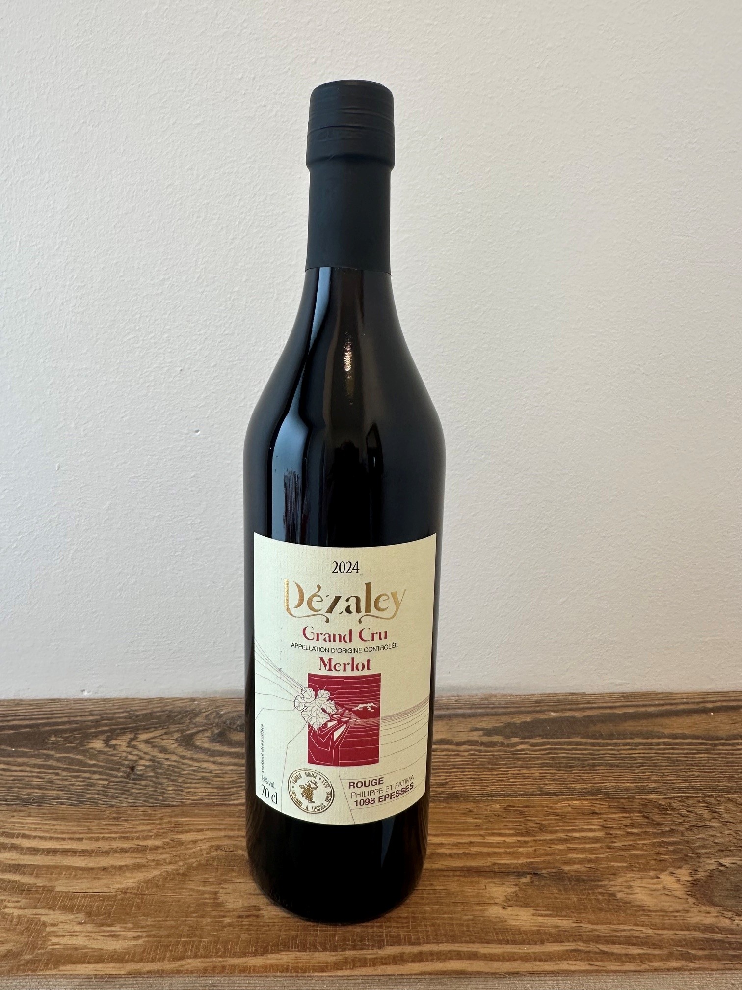 Dezaley Rouge Dézaley Merlot Grand Cru 2024 Philippe Rouge – Image 1