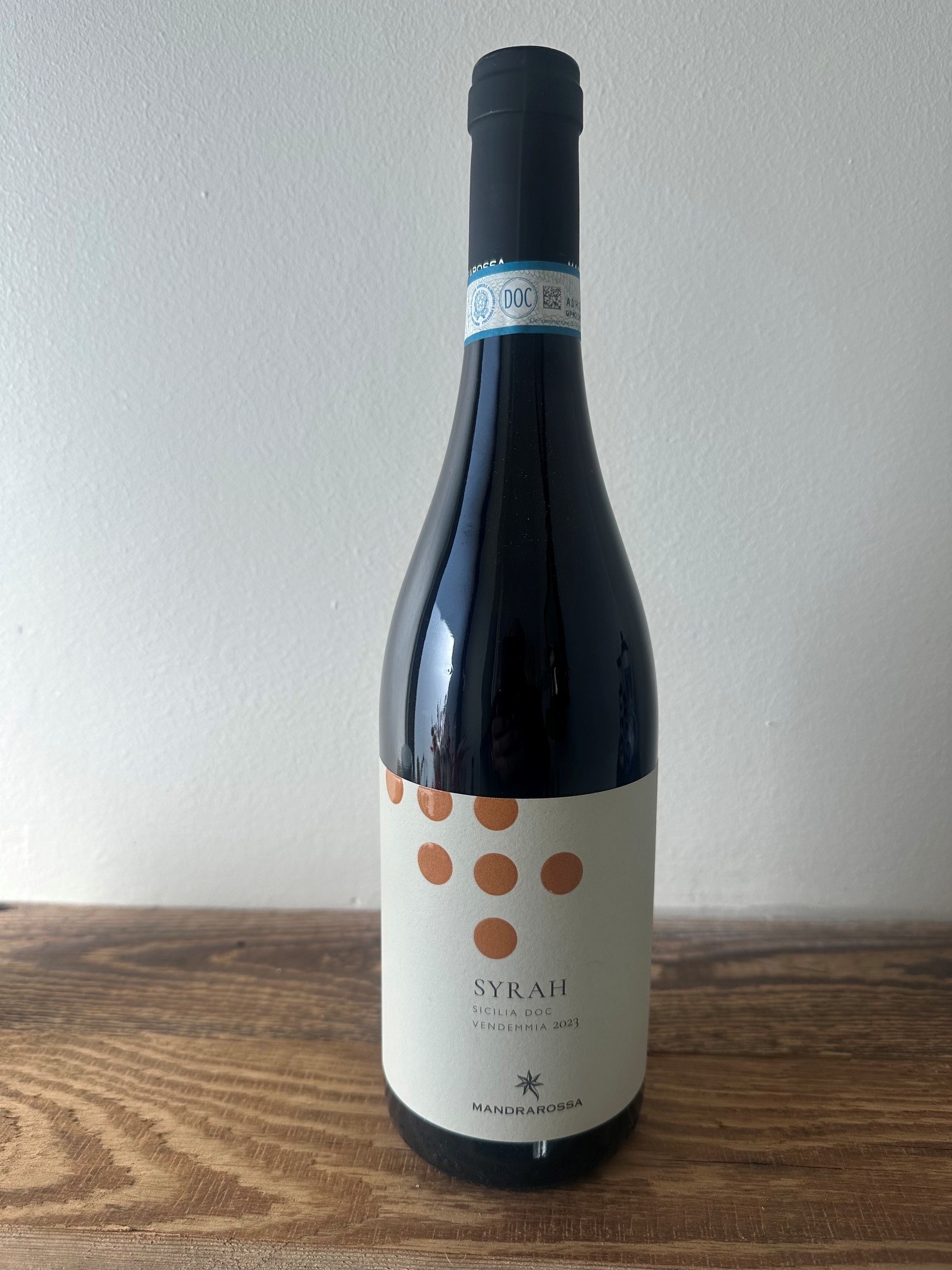 Syrah Syrah DOC 2023 Mandrarossa – Image 1