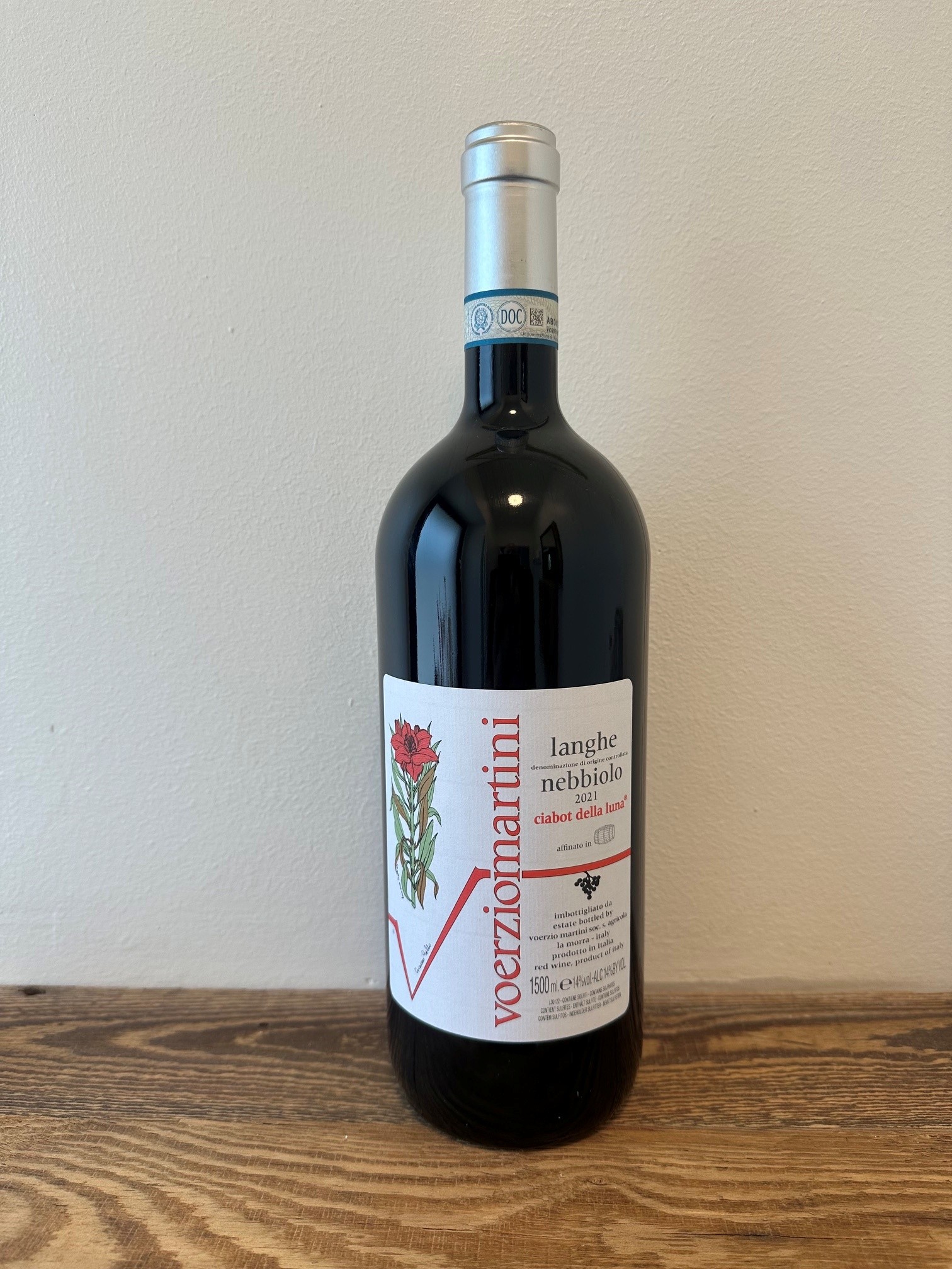 Voerzio Nebbiolo Magnum VOERZIO MARTINI - Langhe Nebbiolo D:O:C 2021 Magnum – Image 1